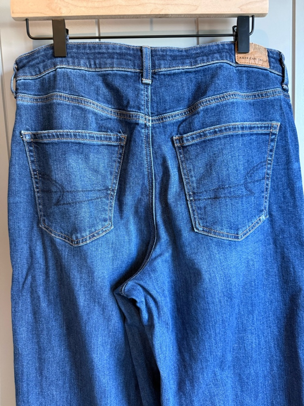 American Eagle Women’s Jeans Super High-Rise Baggy Wide Leg Size 10 - Picture 5 of 14